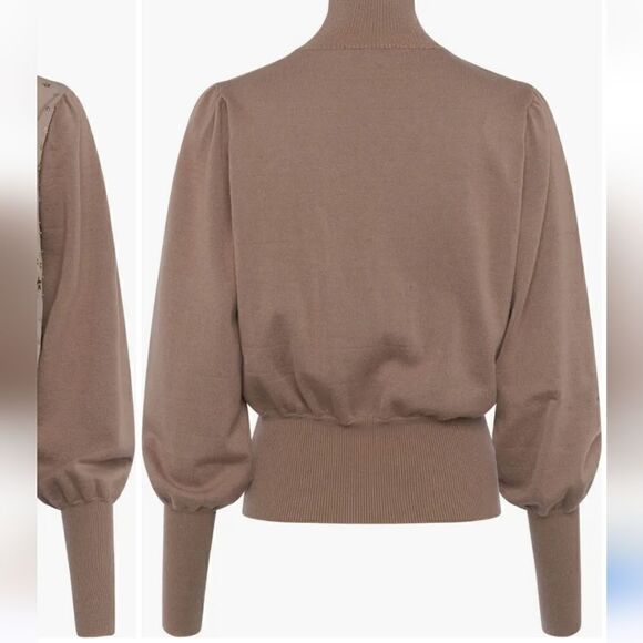 MaceyBeaded Star Turtleneck sweater, size S - Picture 4 of 5